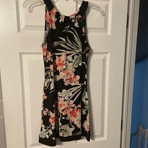 White House Black Market floral tunic.